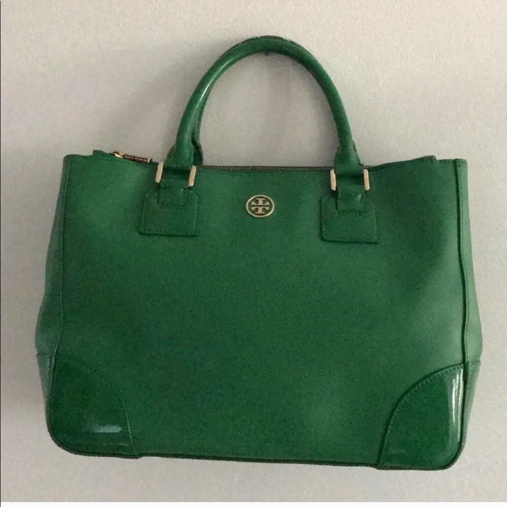 COPY - Tory Burch Bag - Kelly Green Saffiano leather - Picture 1 of 7